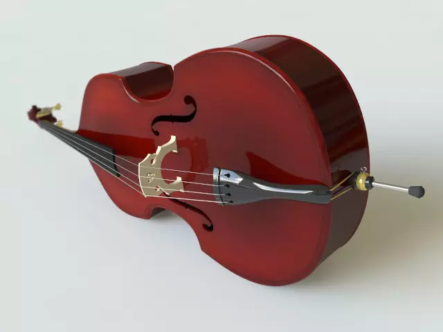 Upright Bass 3D model