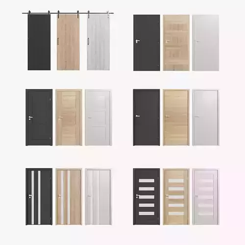 Interior Doors Pack 3D model