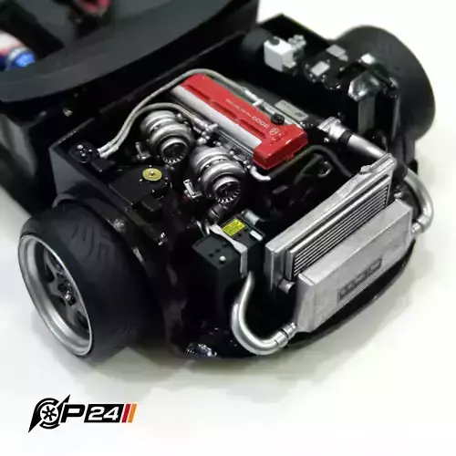 Tamiya Supra twin turbo set 3D print model