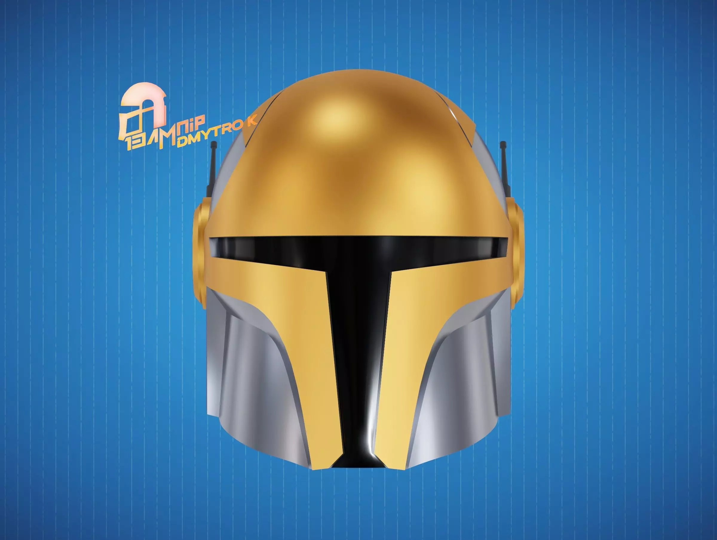 Mandalorian Helmet 1 3D print model_0