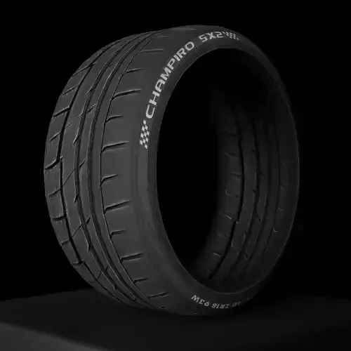 GT Radial Champiro SX2 - Tires - Game Ready Low-poly 3D model