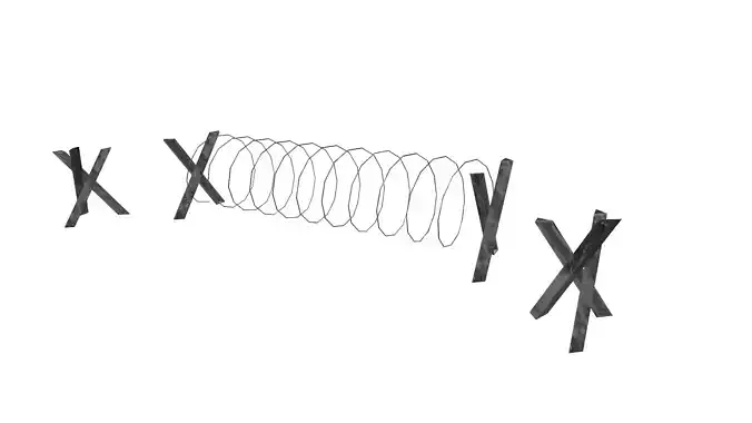 Barbed Wire Barricade 