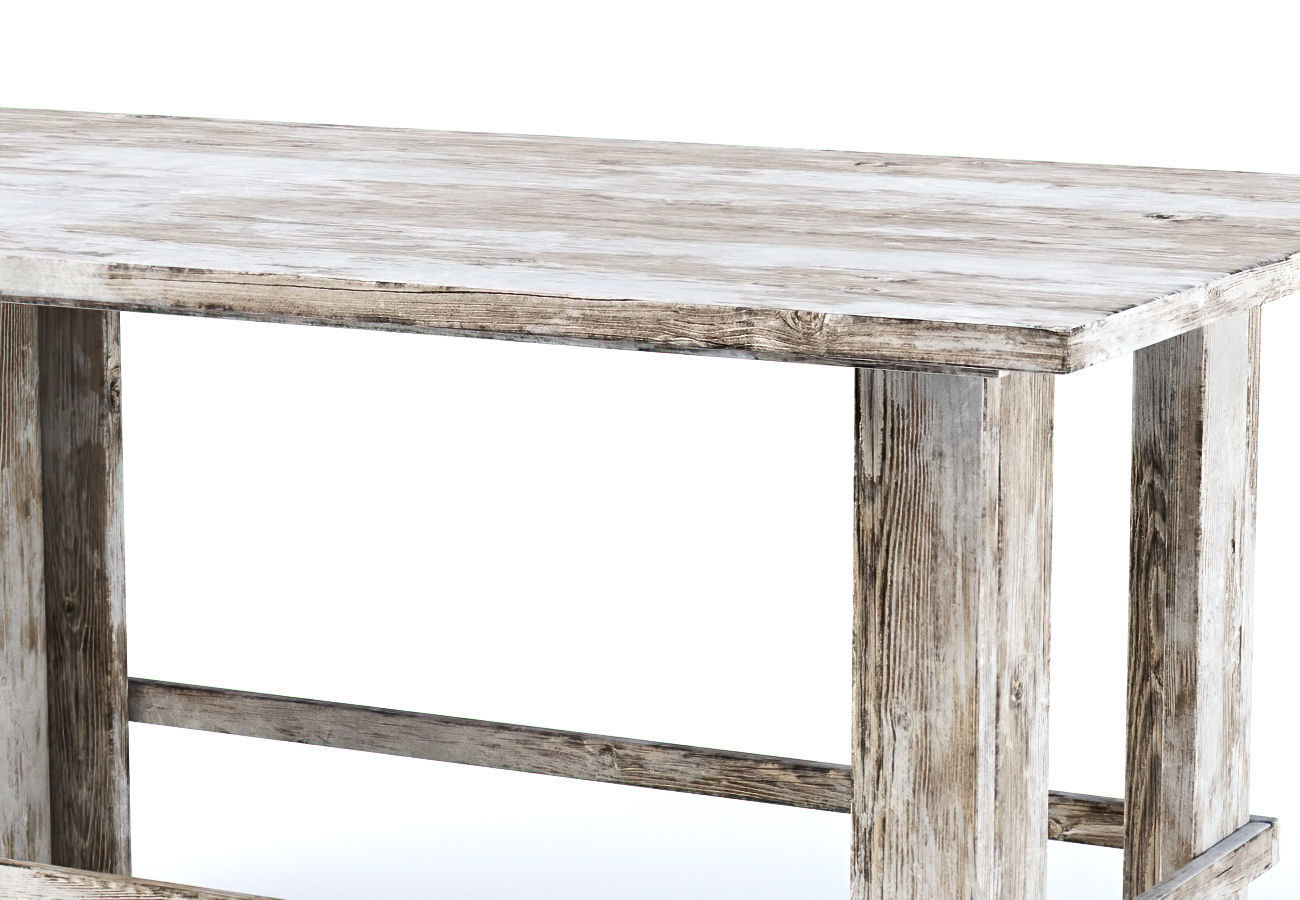 Eric Wooden Dining Table SD18 by Bpoint Design  Low-poly 3D model_2