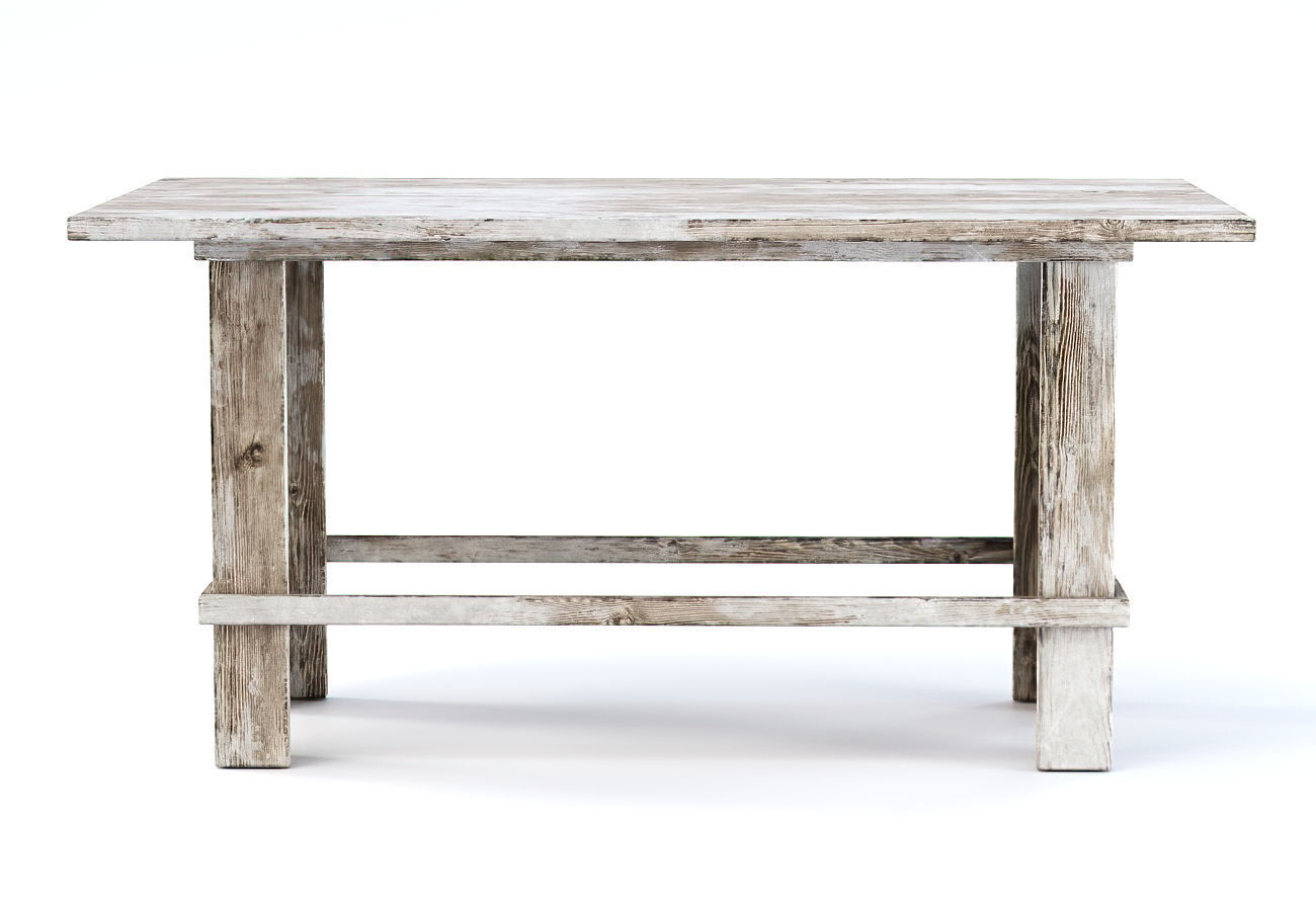 Eric Wooden Dining Table SD18 by Bpoint Design  Low-poly 3D model_1