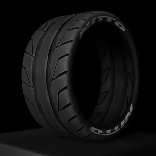 Nitto NT05 - Tires - Game Ready Low-poly 3D model