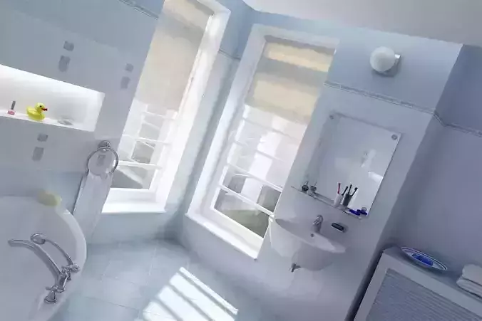 Modern Bright Bathroom