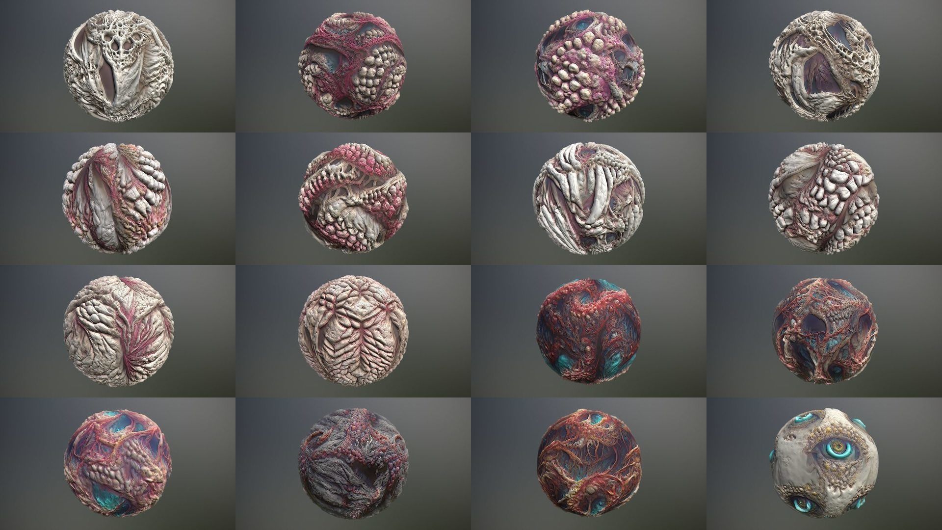 90 Materials Skin Seamless PBR Mega Bundle Texture_2