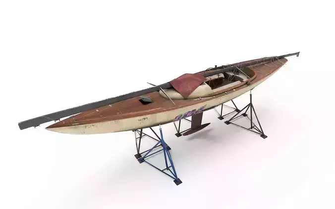Abandone Yacht 02 3D model