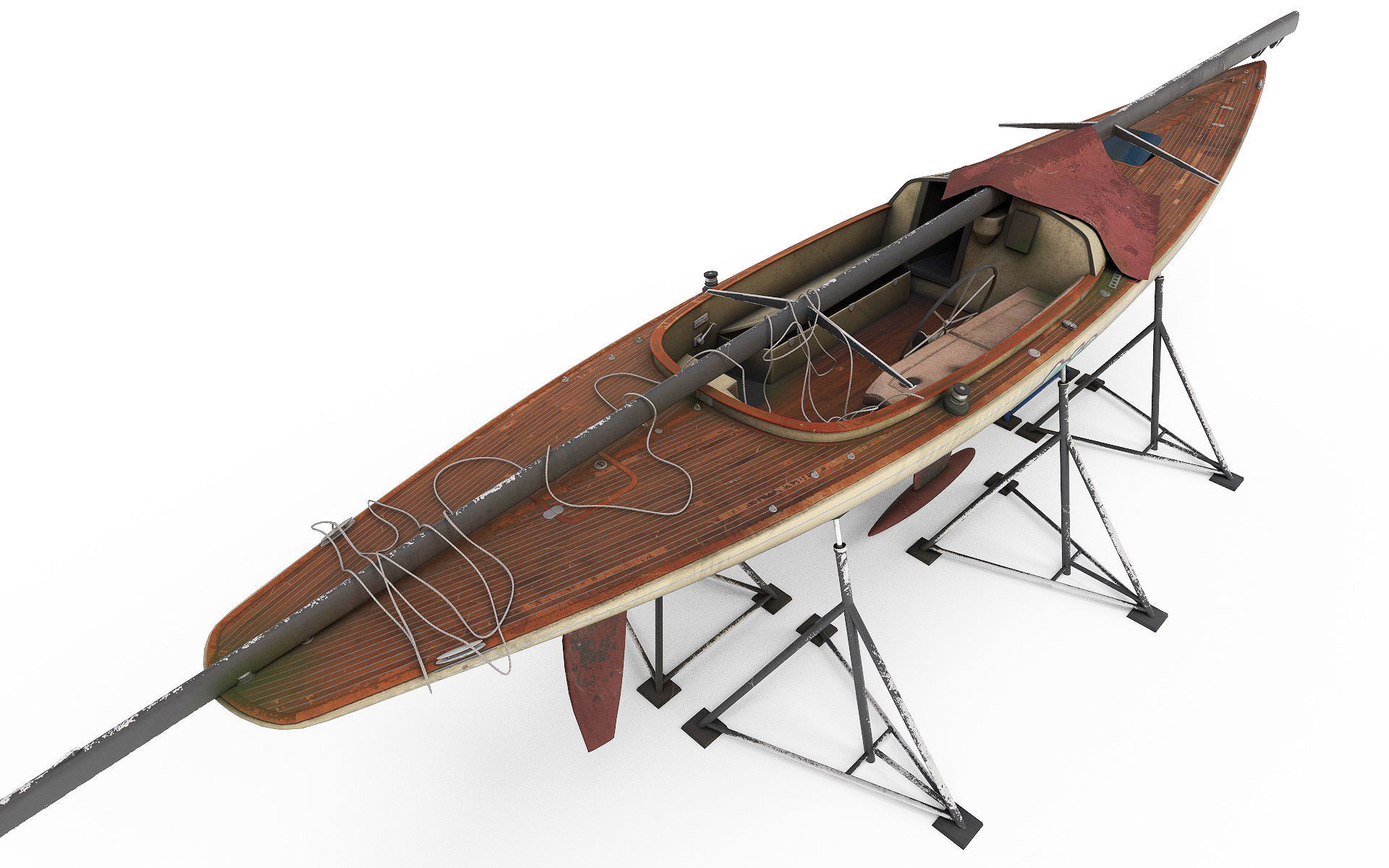 Abandone Yacht 02 3D model_1