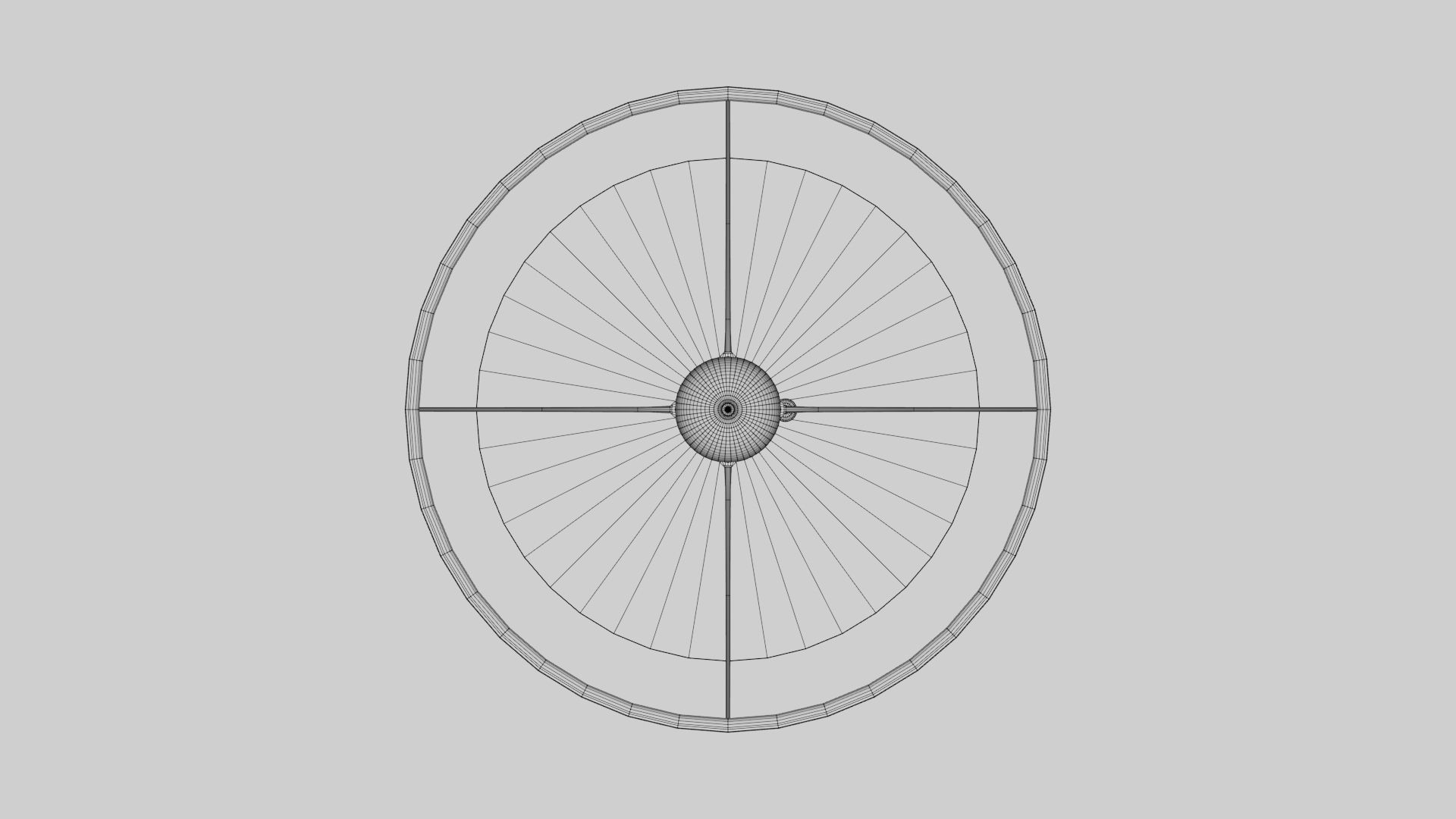 Bedside Table Lamp Free 3D model_4