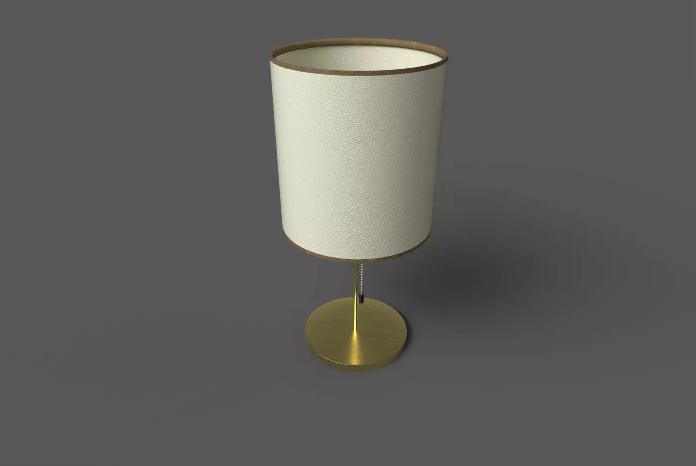 Bedside Table Lamp Free 3D model_0