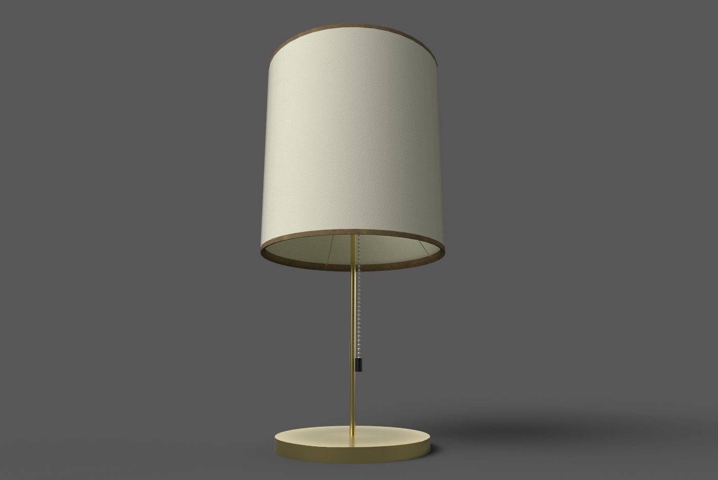 Bedside Table Lamp Free 3D model_1
