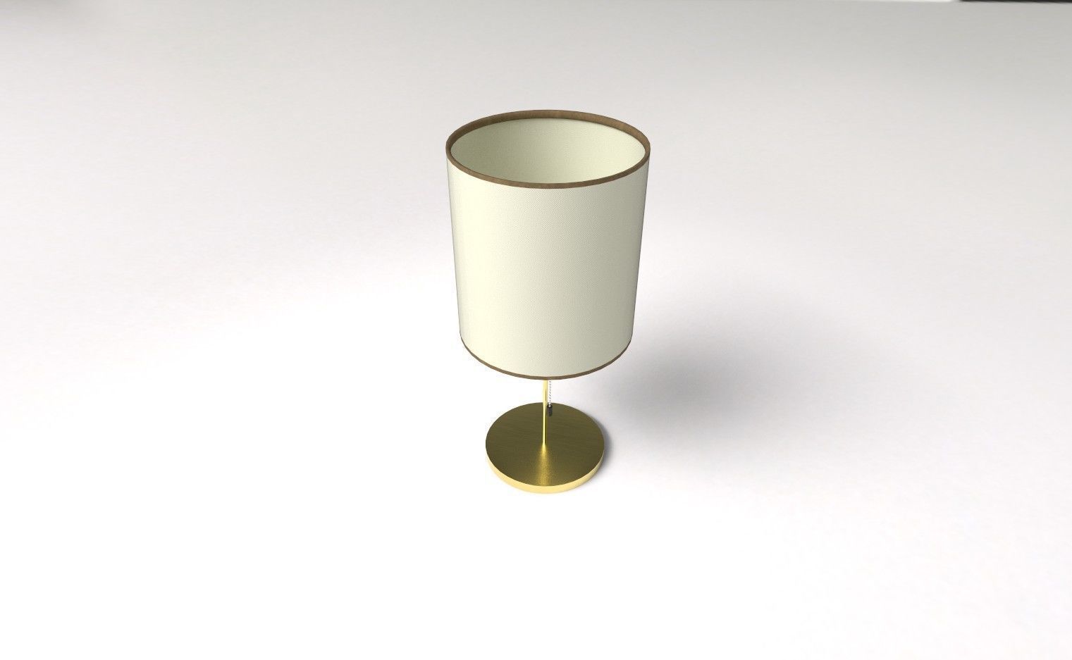 Bedside Table Lamp Free 3D model_3