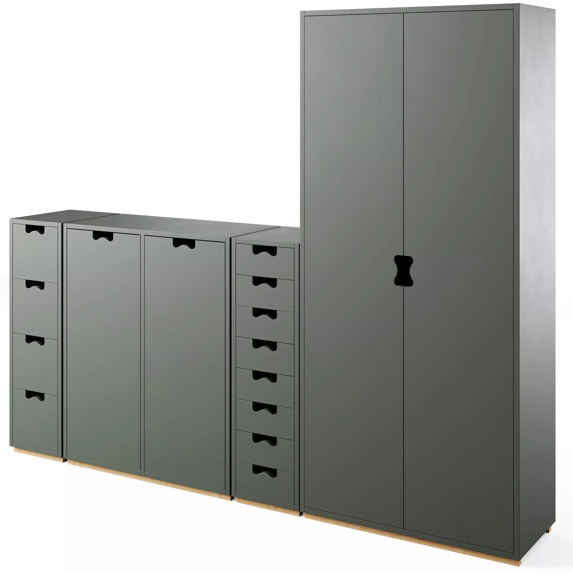 File cabinets Snow by Asplund 3D model_0