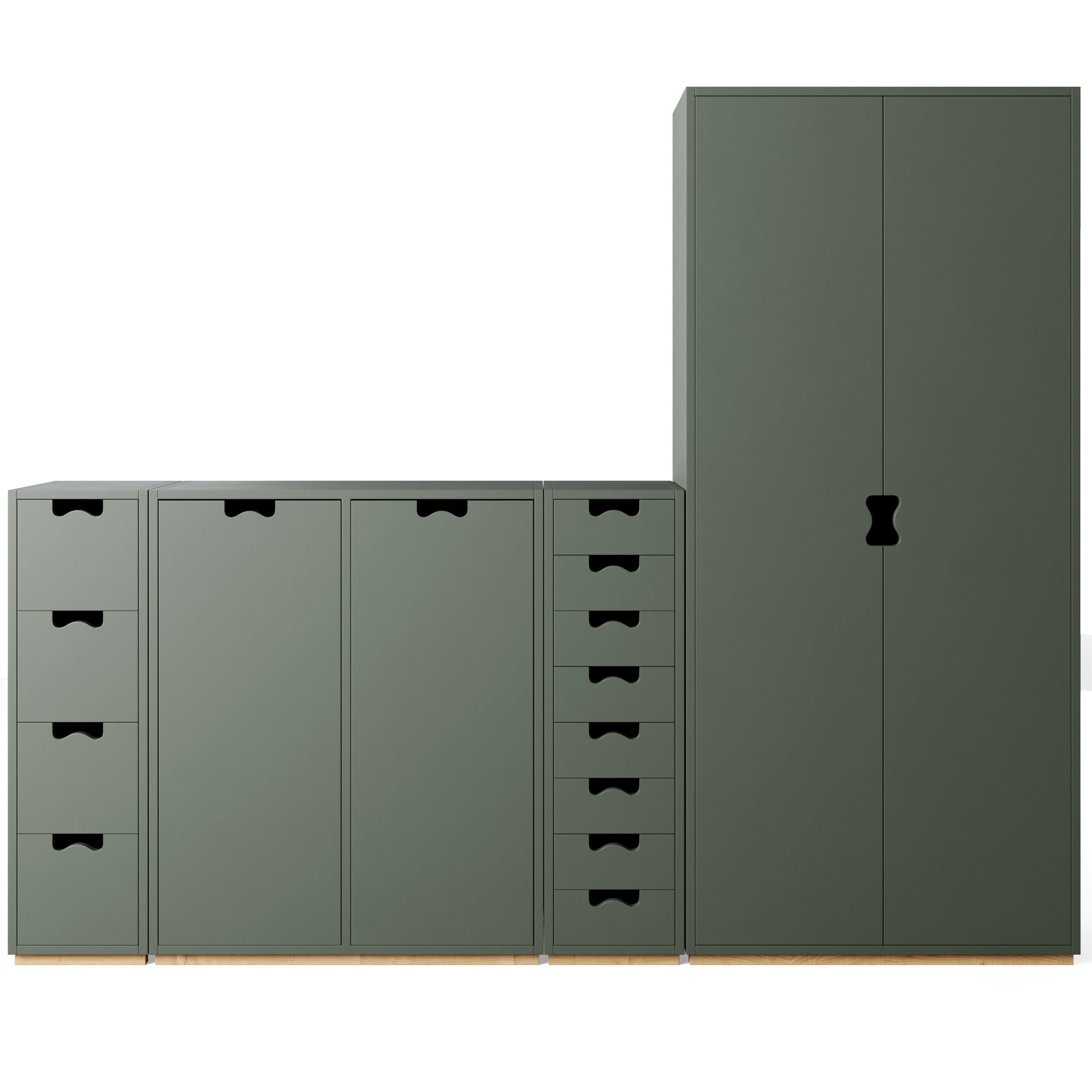 File cabinets Snow by Asplund 3D model_1