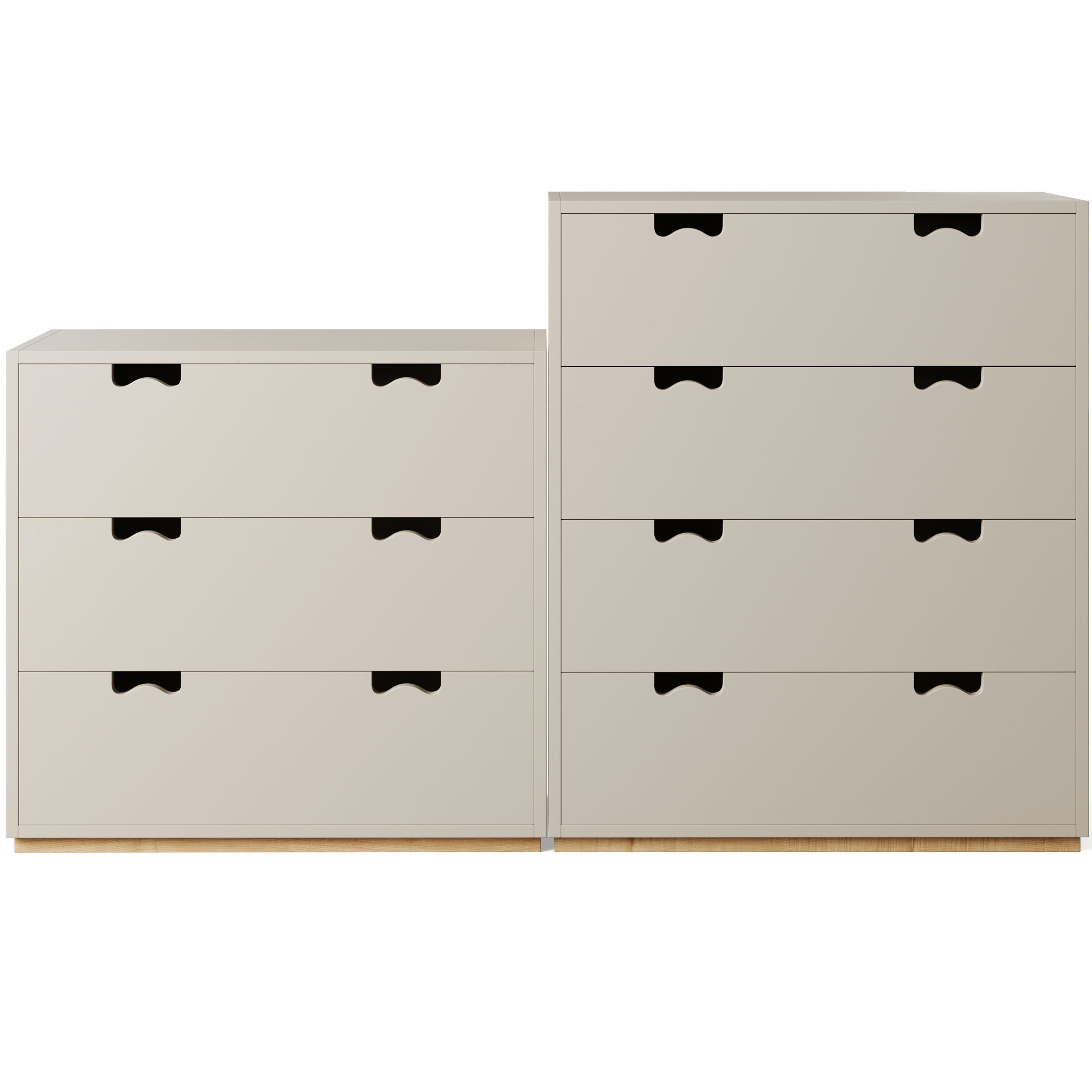 Chest of drawers SNOW A by Asplund 3D model_2