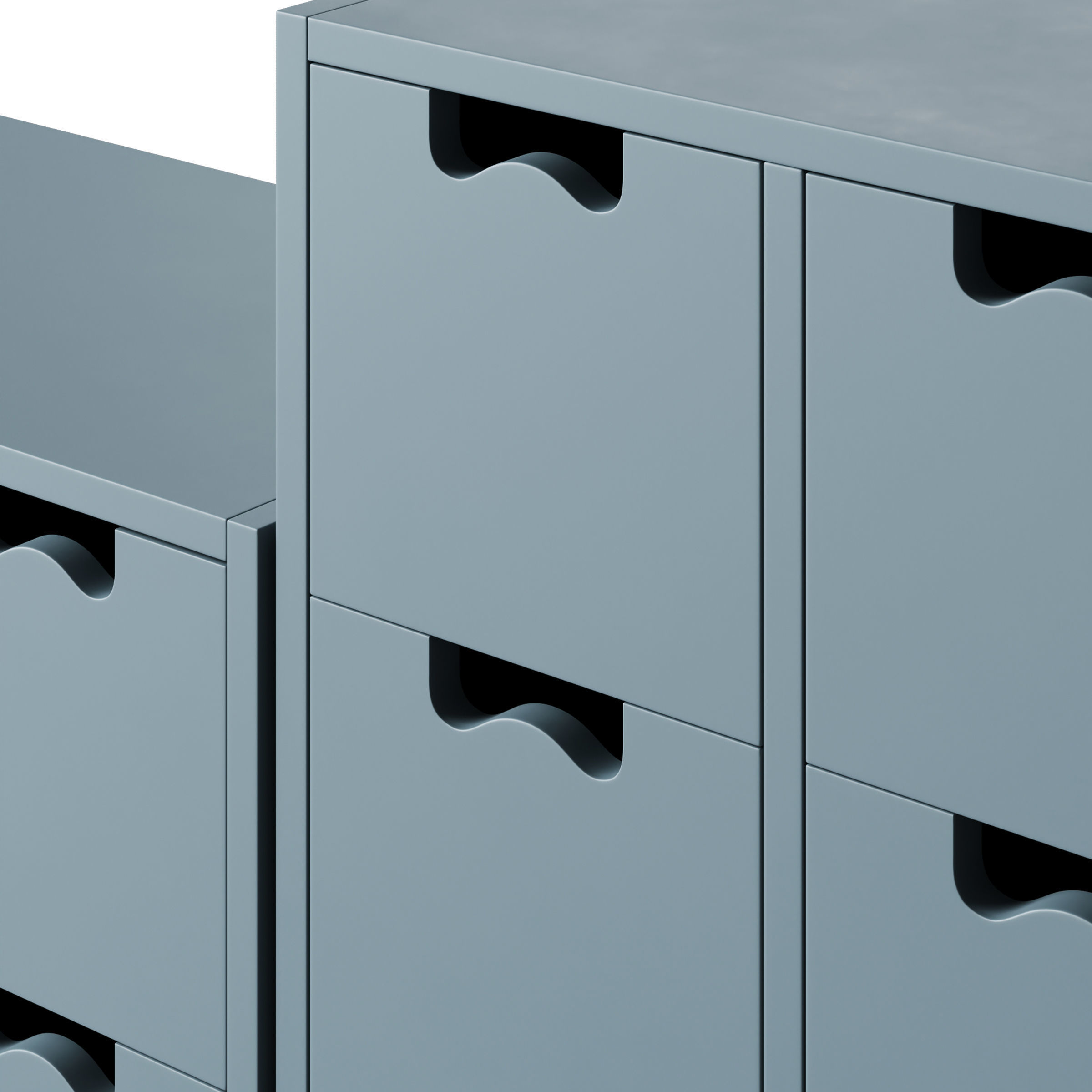 Storage unit SNOW B by Asplund 3D model_3