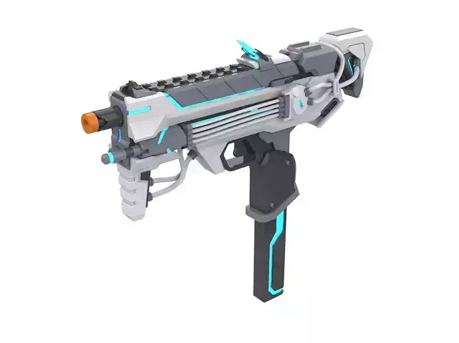 Sombra Cannon Cyberspace Skin - Printable 3d model 3D print model