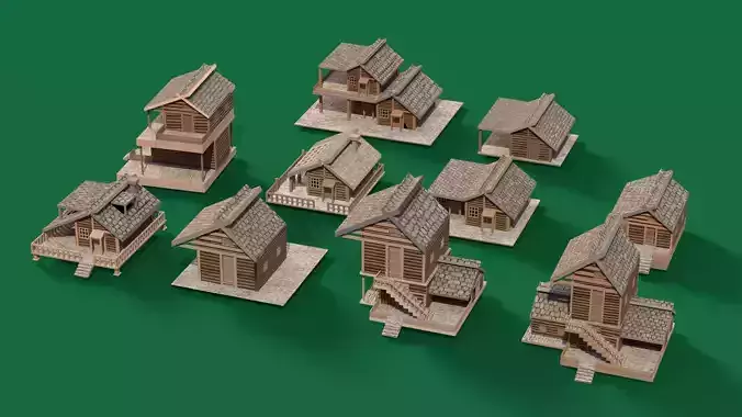 Wooden Hut pack