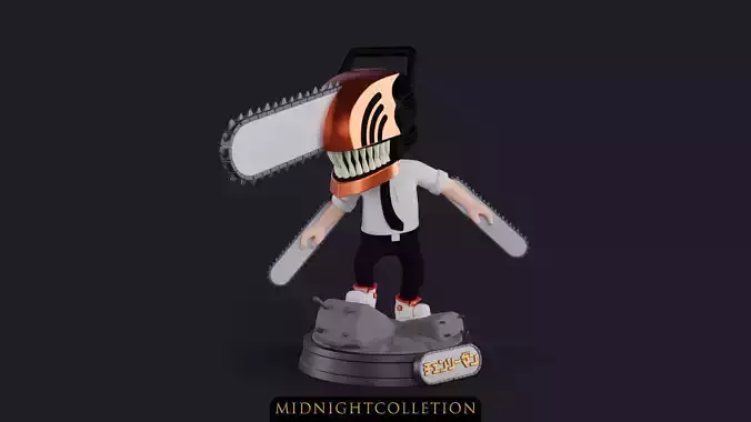 CHAINSAW MAN - DENJI  3D print model