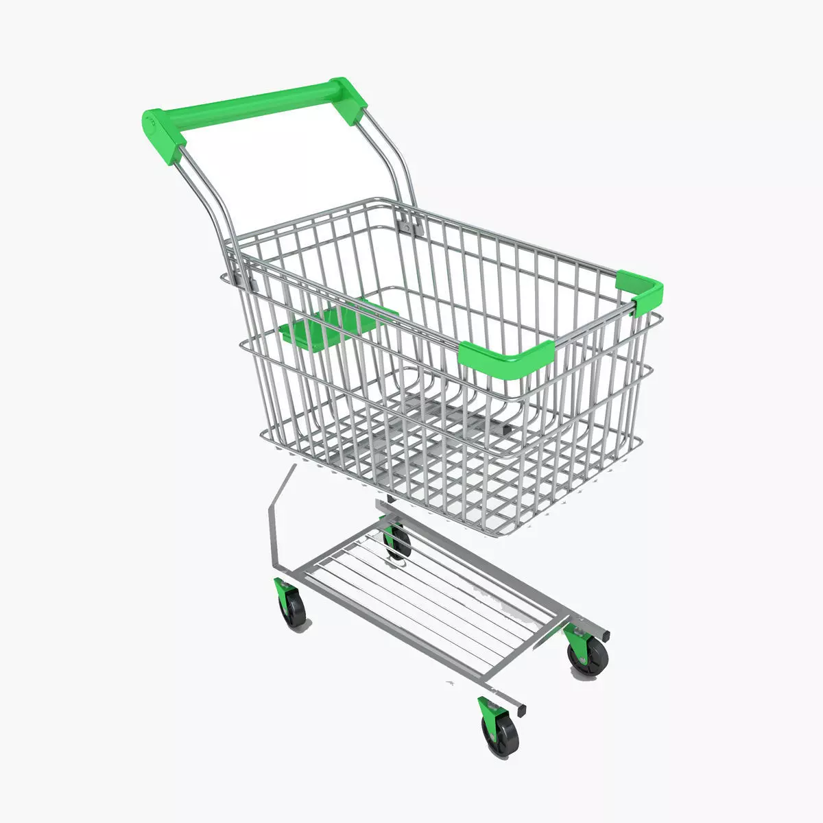 shopping car  3D model_0