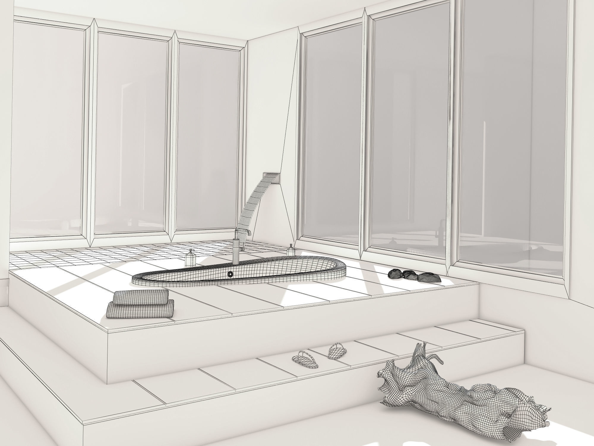 Bathroom 48 3D model_6