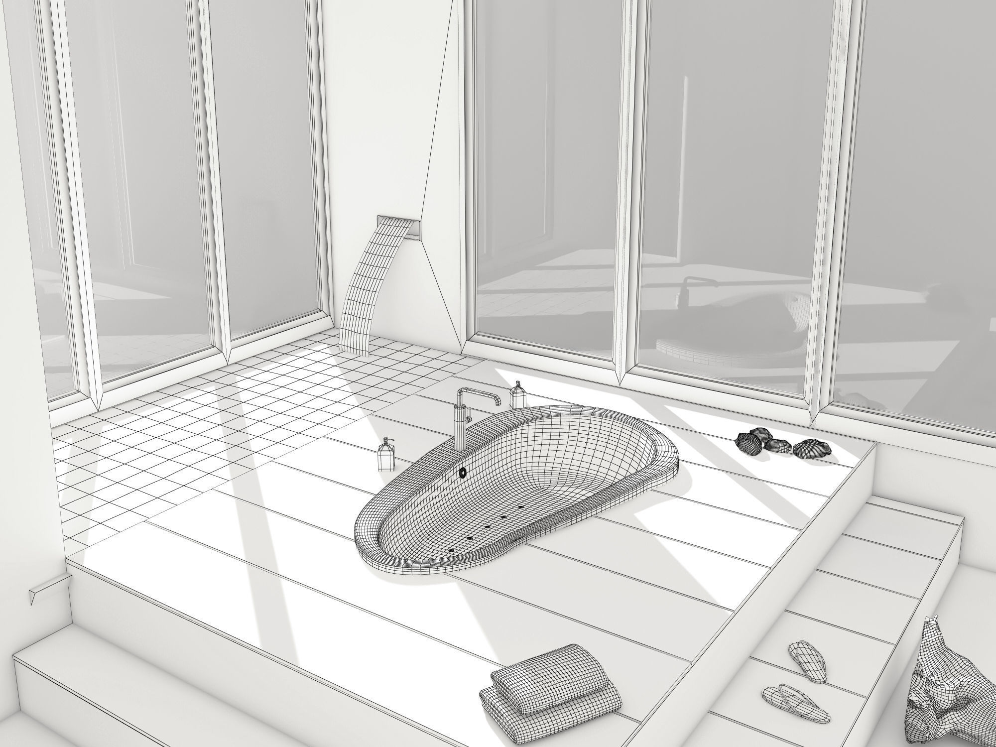 Bathroom 48 3D model_8