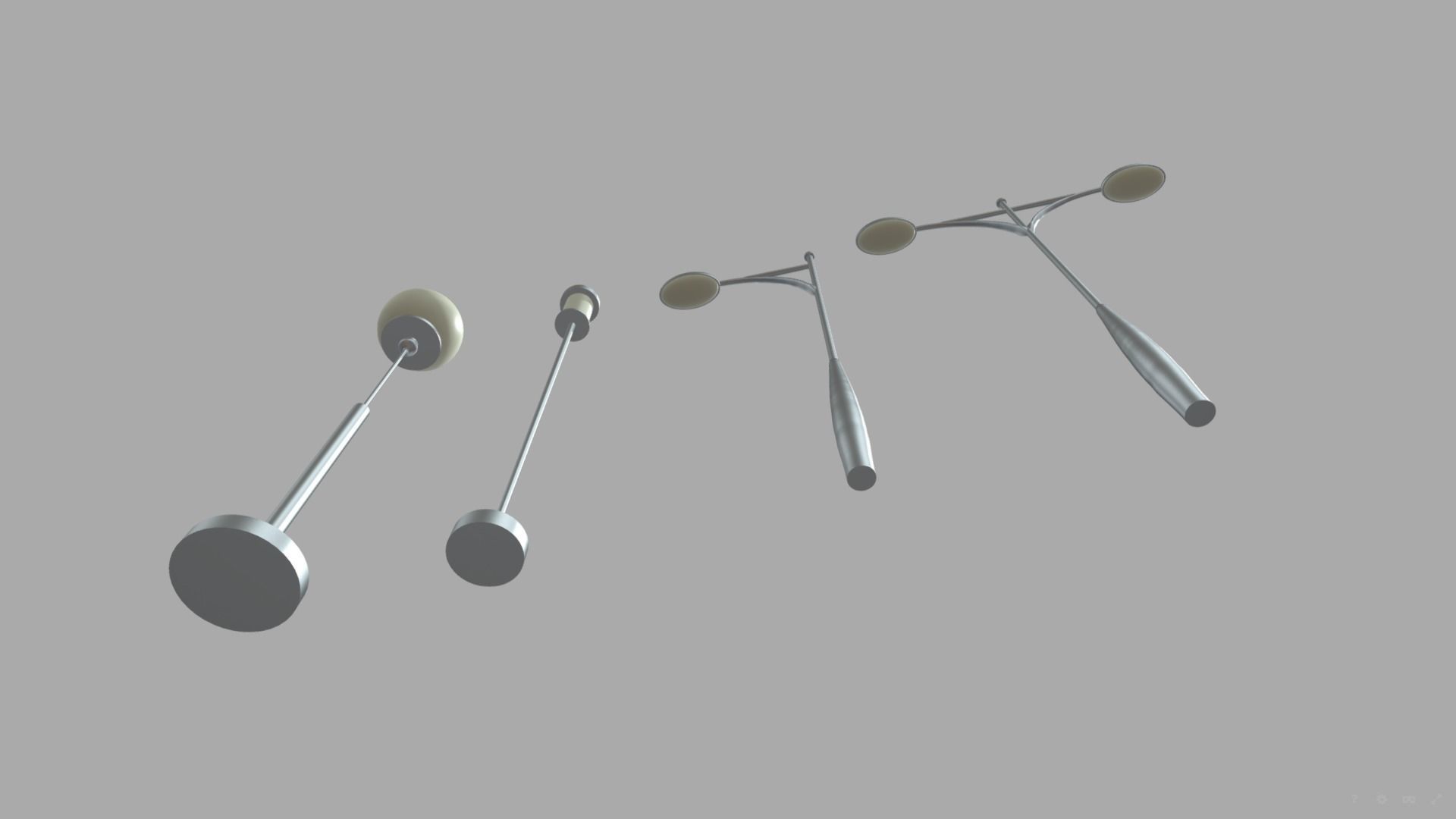 Street Lights Pack Low-poly 3D model_16