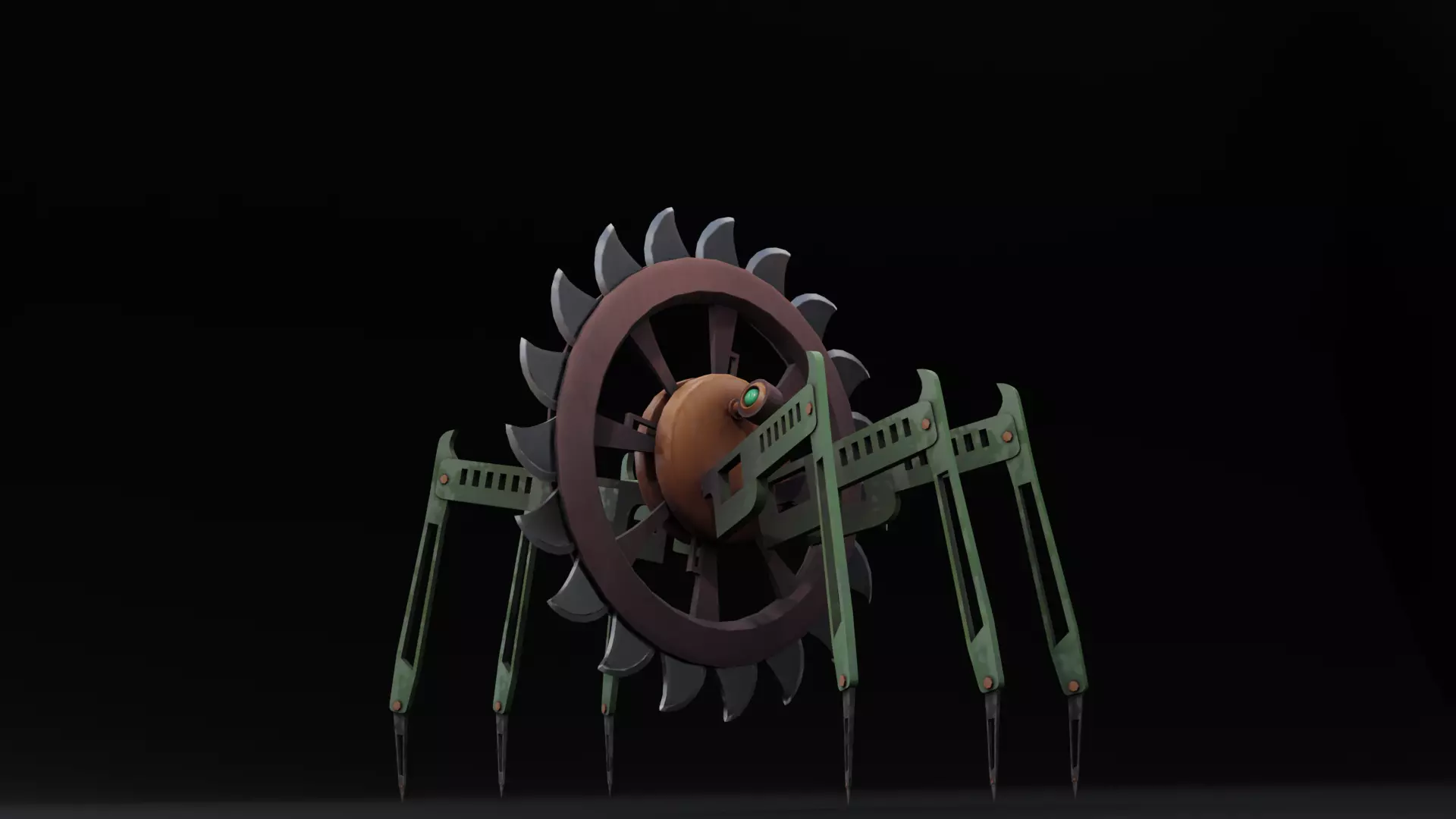 Monster Spider Low-poly 3D model