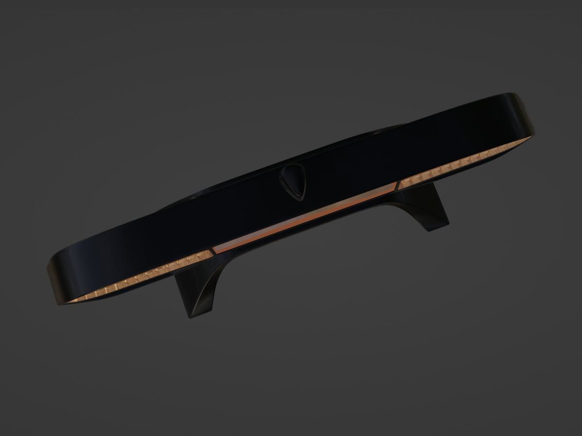 safety car only alarm lights 3D model_3