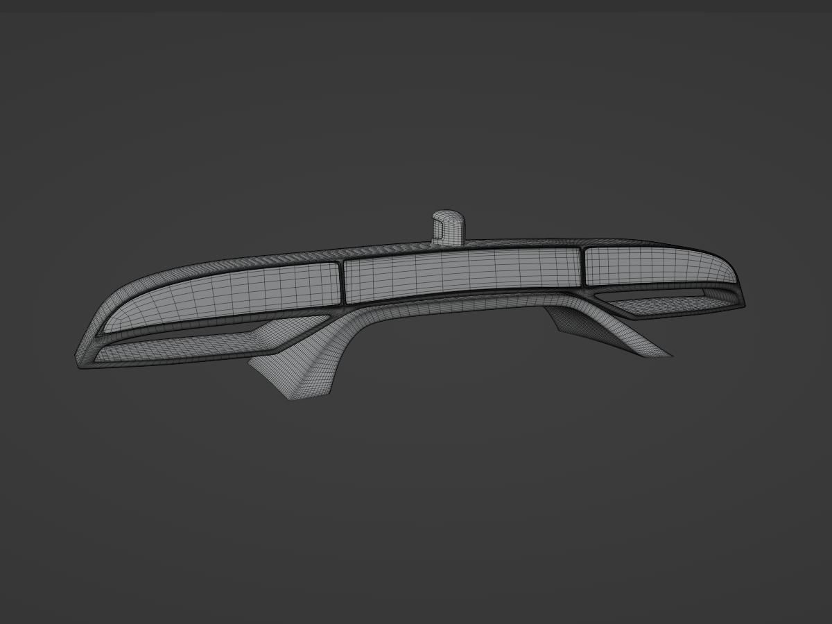 safety car only alarm lights 3D model_5