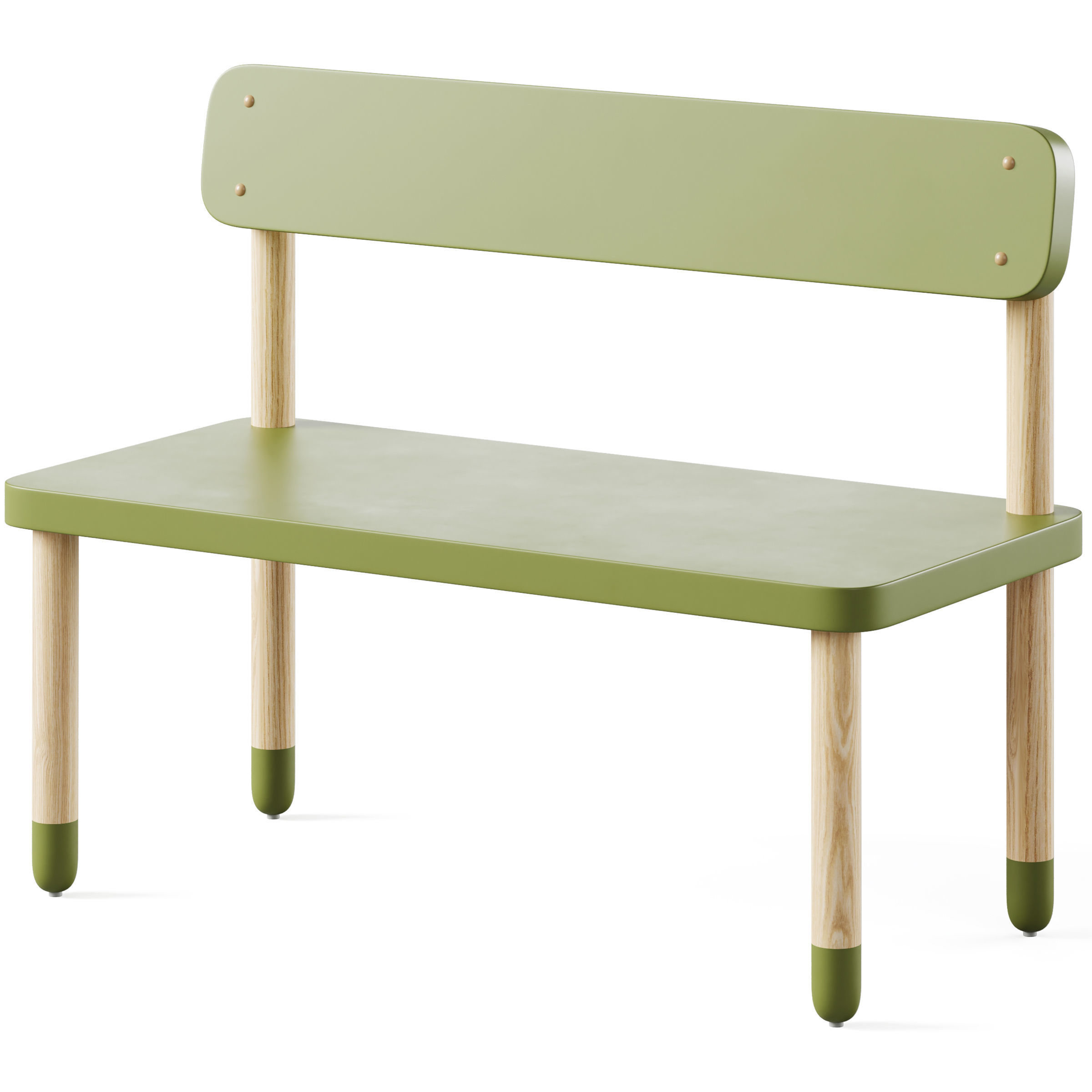 Children table and chairs 2 by Flexa 3D model_3