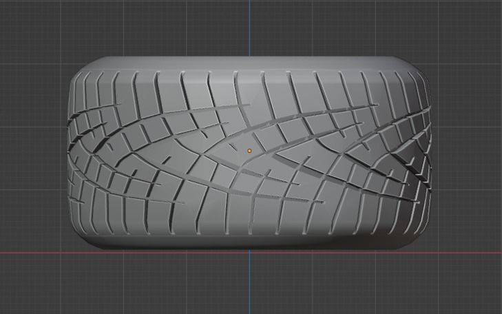 Toyo R1R - Tires - Game Ready Low-poly 3D model_5