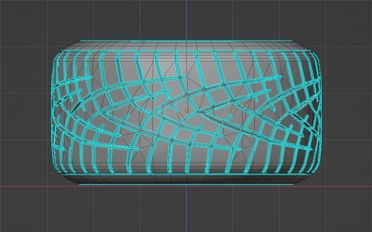 Toyo R1R - Tires - Game Ready Low-poly 3D model_6