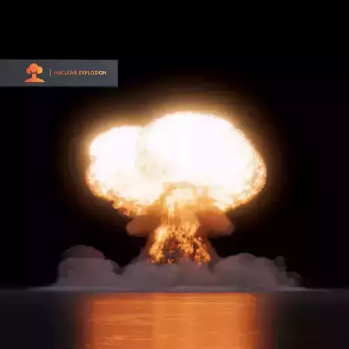 Big Nuclear Explosion 3D Model 3D model