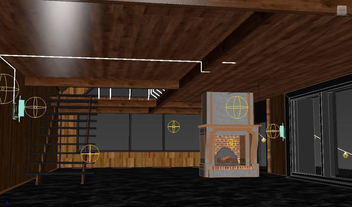 Forest House 3D model_5