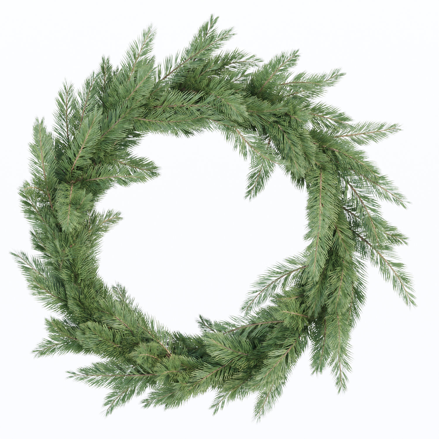 Foliage wreath collection vol 169 3D model_2