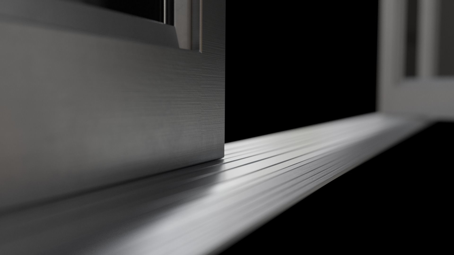 Automatic Sliding Door 3D model_5