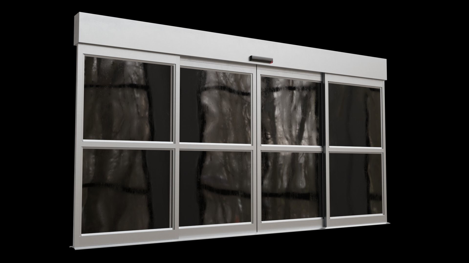 Automatic Sliding Door 3D model_2