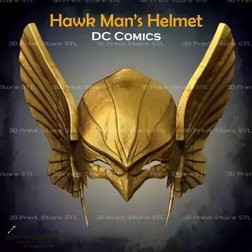 Hawkman Helmet Cosplay DC Comics - STL File 3D print model