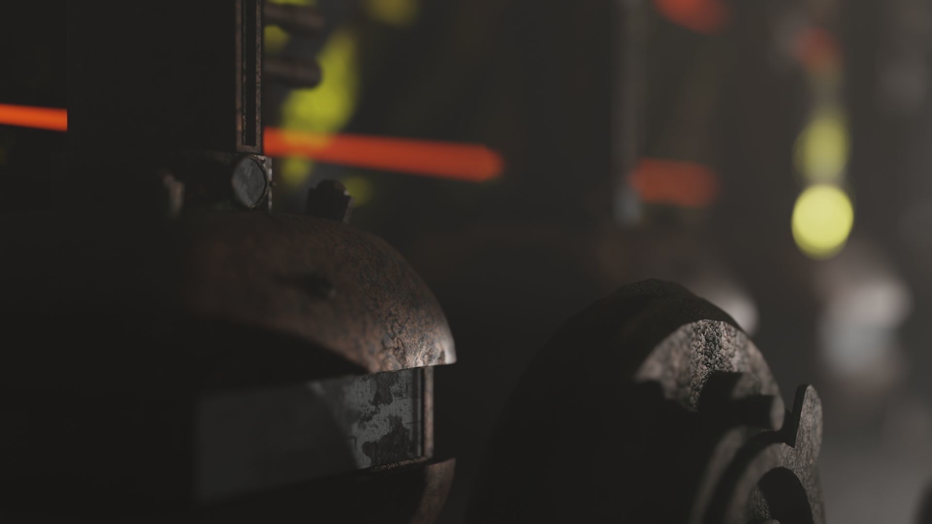 complete package of abandoned factory scenes Low-poly 3D model_3