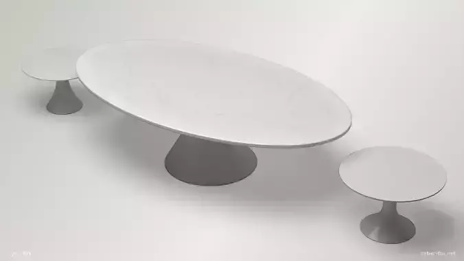 Futuristic Tables Set