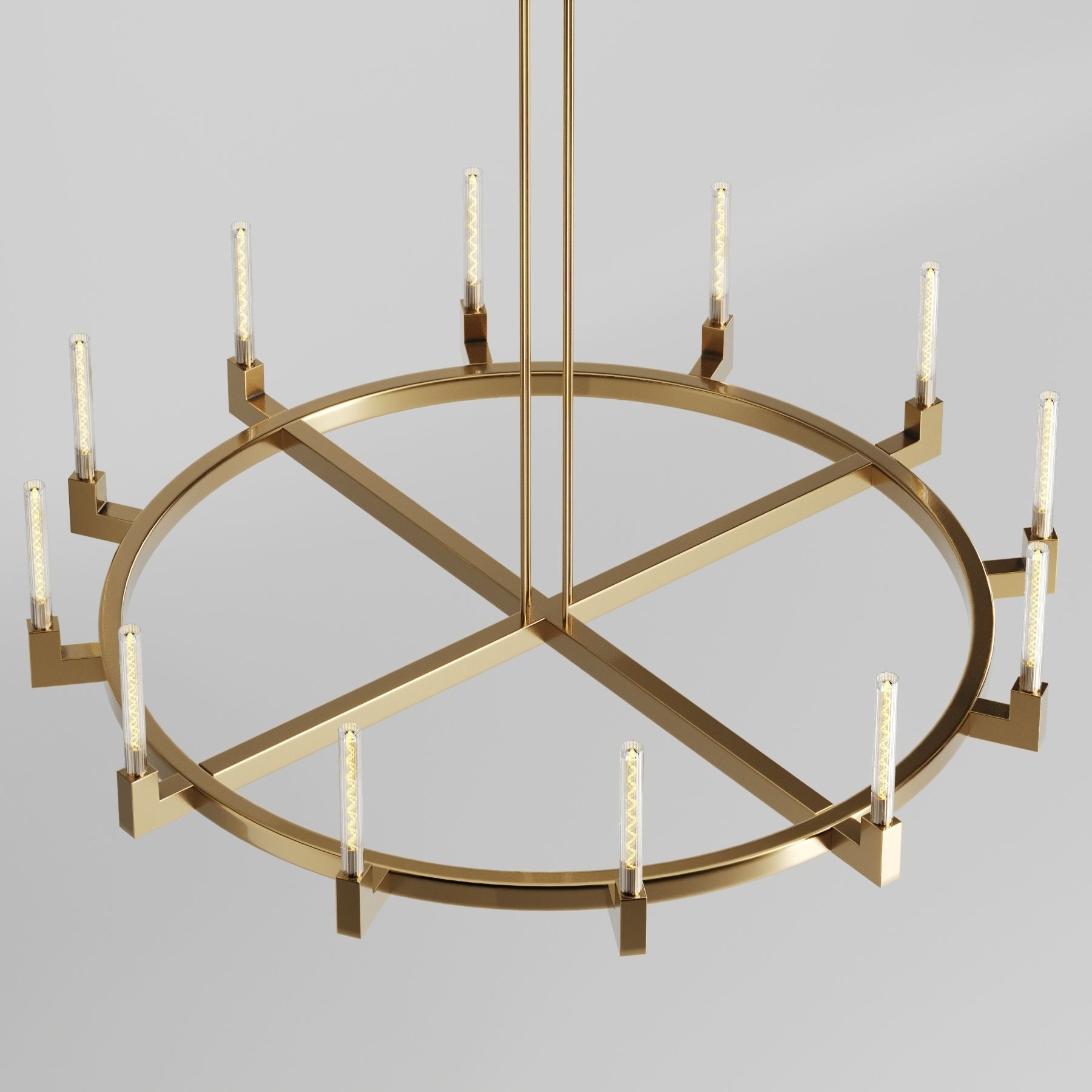 VANCEI Candlestick Round Chandelier 60  VAN-CH30146-1 3D model_3