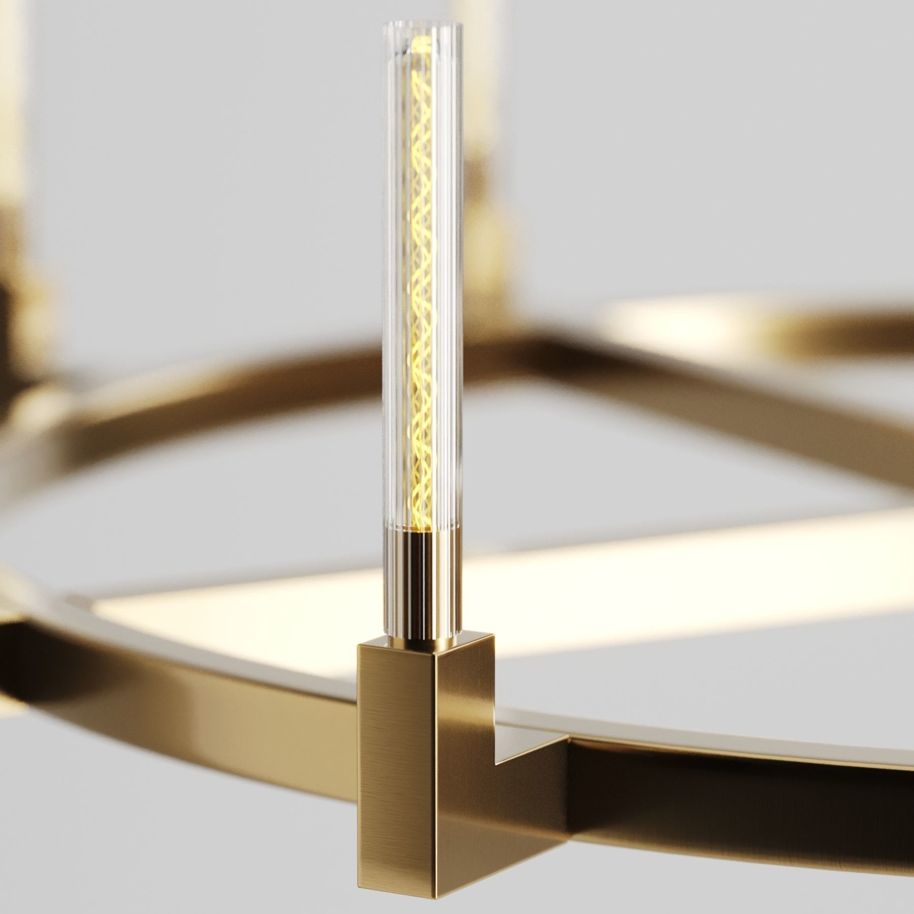 VANCEI Candlestick Round Chandelier 60  VAN-CH30146-1 3D model_2