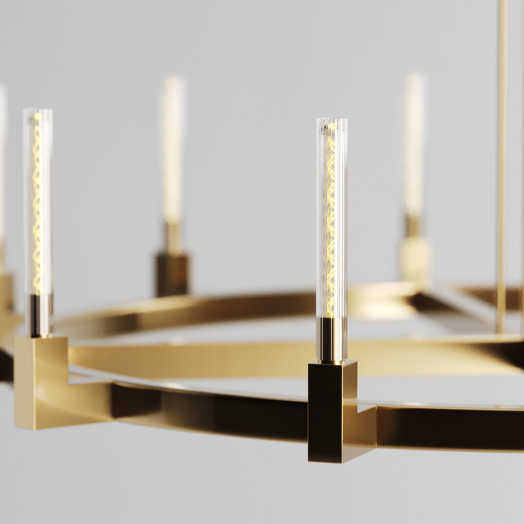 VANCEI Candlestick Round Chandelier 60  VAN-CH30146-1 3D model_1