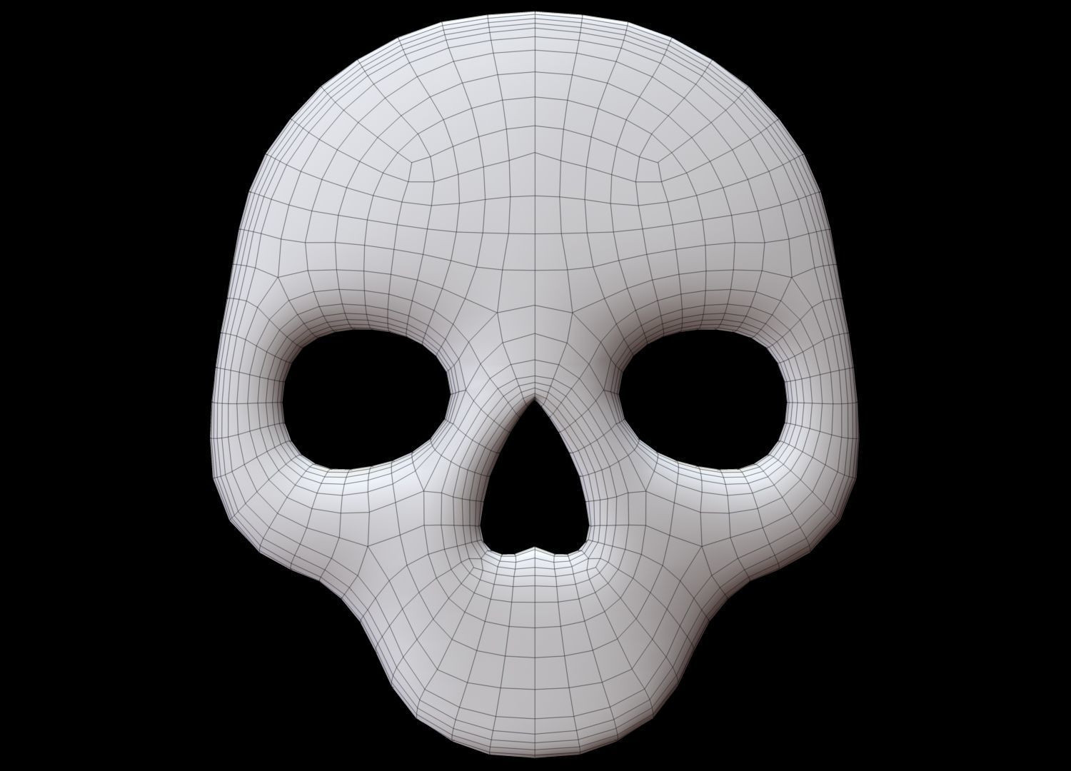 Skull Mask 3D model_10