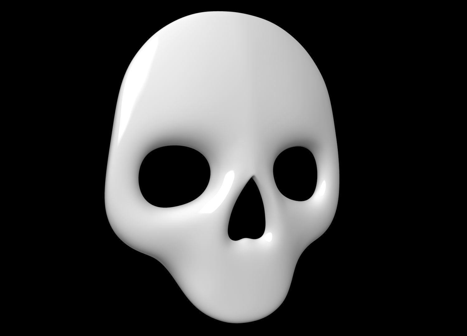 Skull Mask 3D model_1