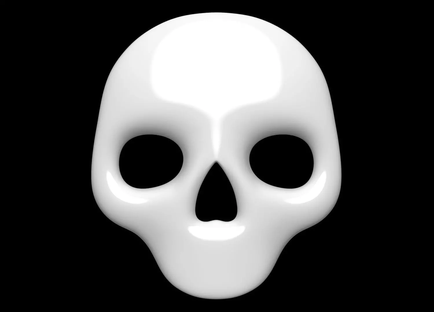 Skull Mask 3D model_0