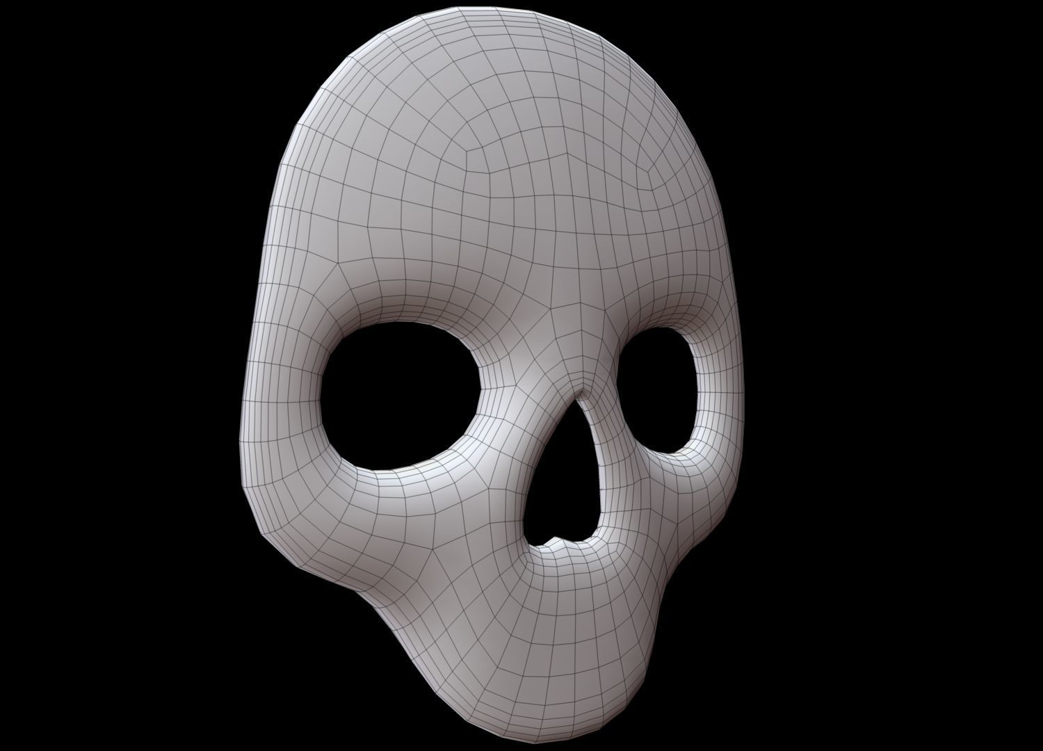 Skull Mask 3D model_11