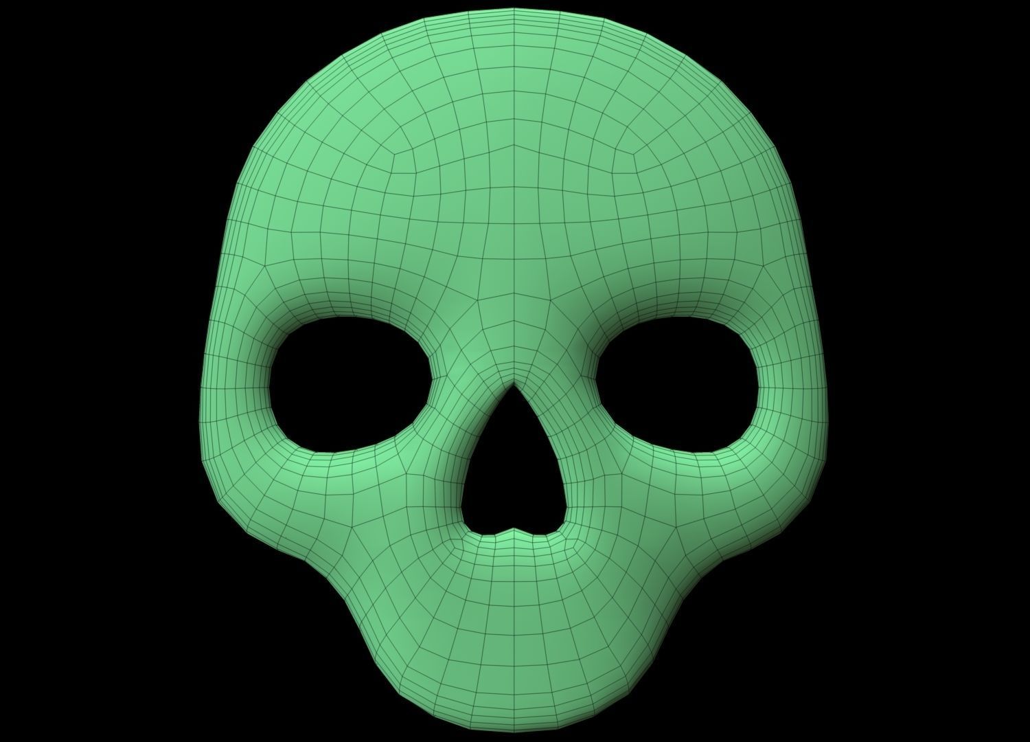 Skull Mask 3D model_20